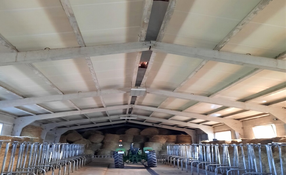 El aislamiento de la cubierta protege a los animales frente a las temperaturas más extremas.